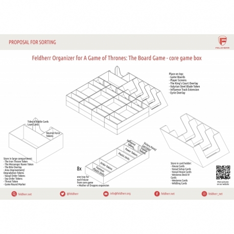 Feldherr Organizer + foam set for Darksiders: The Forbidden Lands - core game box