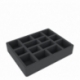 Feldherr foam set for Citadel Battle Figure Case - 30 Miniatures