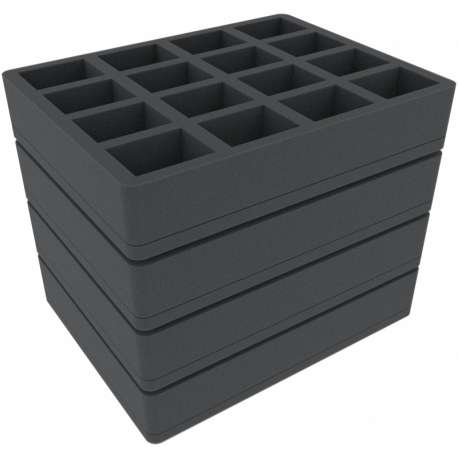 Feldherr foam set for Citadel Battle Figure Case - 64 Miniatures