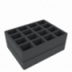 Feldherr foam set for Citadel Battle Figure Case - 64 Miniatures