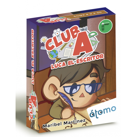 Juego de cartas CLUB A - Luca el escritor de Átomo Games