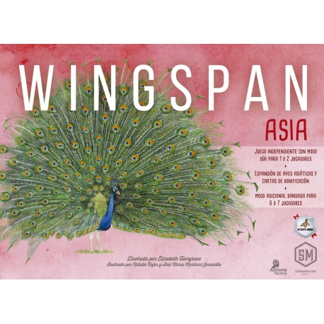 Asia expansion for competitive board game Wingspan from Maldito Games