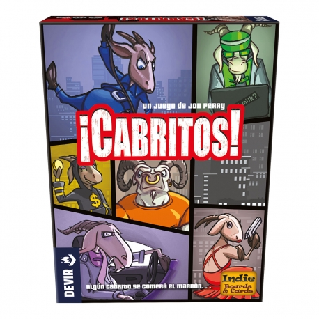 Hidden Role Board Game Cabritos! from Devir