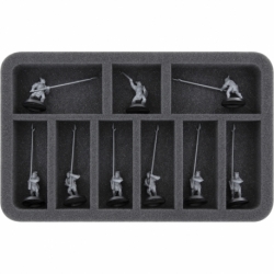 HS035A050 Feldherr foam tray for Middle-earth Strategy Battle Game - 9 compartments