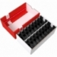 Feldherr Storage Box TCHS105 with card holders inserts for 3200 Cards in Mini American Board Game Size.