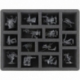 Feldherr foam set for Citadel Skirmish Figure Case - 14 Miniatures + game materials