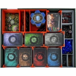 Feldherr Storage Box FSLB055 para The Edge: Dawnfall - 1200 cartas en tamaño de juego de cartas estándar + ficha