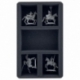 Feldherr Storage Box FSLB250 for Massive Darkness 2: Hellscape - Gates of Hell + War of Souls + Four Horsemen + Druids..