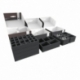 Caja de almacenamiento de Feldherr para Massive Darkness 2: Hellscape juego principal + Heavenfall: Expansión del Modo Campaña