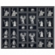 Caja de almacenamiento de Feldherr para Massive Darkness 2: Hellscape juego principal + Heavenfall: Expansión del Modo Campaña