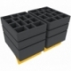 Feldherr foam set for Citadel Crusade Figure Case - 56 Miniatures + 2 Pick and Pluck trays for tanks/monsters