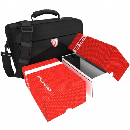 Feldherr MEDIUM bag + 2 Storage Boxes TCHS105 + 3 token holder for Marvel United: X-Men - Uncanny Pledge - cards + materials