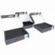 3 pcs. Value Pack Feldherr Storage Box FSLB075 model railway locomotives, wagons and vehicles - 5 slots for H0 gauge - vertical