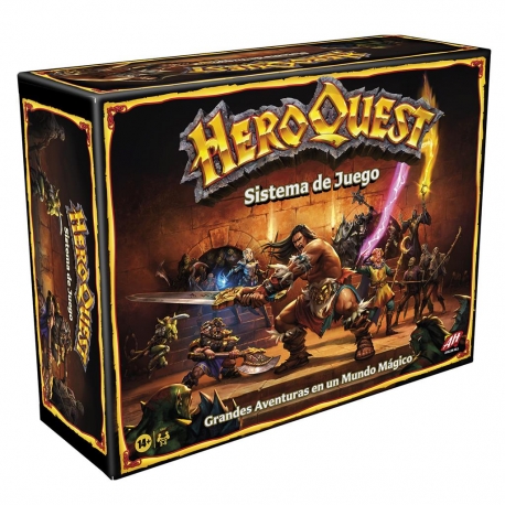 Juego de mesa de fantasía y aventura HeroQuest de Hasbro