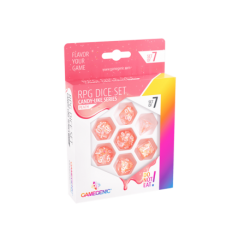 Peach RPG Dice Set (7pcs)