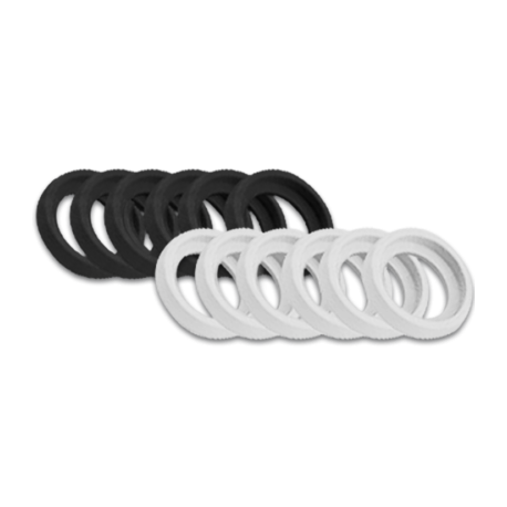Black and white base rings - Super Fantasy Brawl (Multi language)