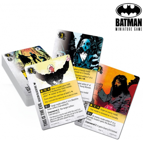 Cults: Blackfire Card Pack - Batman Miniature Game (Inglés)