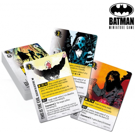 Cults: Blackfire Card Pack - Batman Miniature Game (English)