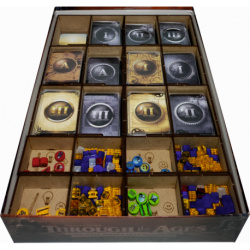 THROUGH THE AGES compatible insert (Base A New History of Civilization + Exp. New Leaders and Wonders)