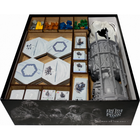 Insert compatible with FROSTPUNK: THE BOARD GAME (Base + Exp. Frostlander)