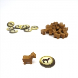 Horse Tokens for Carson City - (25 pieces)