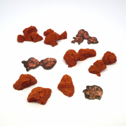 Mini Pack of Rocks for Gloomhaven - 7 Pieces