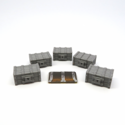 Cofres de Tesoro Numerados para Gloomhaven - 5 Piezas