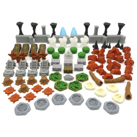 Pack de Actualización de Escenografía para Jaws of the Lion a Gloomhaven - 94 piezas