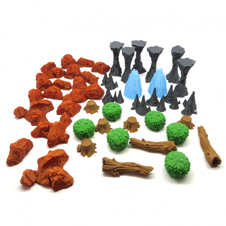 Pack de Natura para Gloomhaven - 42 piezas