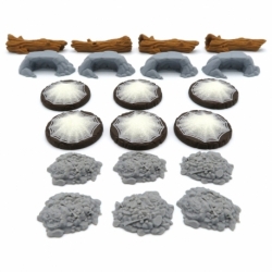 Shadow Paths Terrain Tokens - LOTR: Journeys in Middle-earth - 20 Pieces