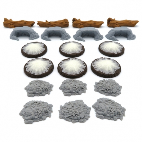 Shadow Paths Terrain Tokens - LOTR: Journeys in Middle-earth - 20 Pieces
