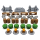 Terrain Tokens for LOTR: Journeys in Middle-earth - 42 Pieces