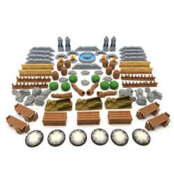 Complete Scenery Pack for LOTR: Journeys in Middle-earth - 77 Pieces