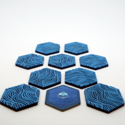 Ocean Tiles for Terraforming Mars - 9 Pieces
