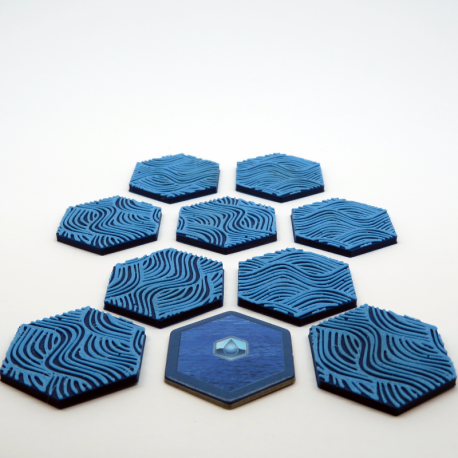 Losetas de Océano para Terraforming Mars - 9 Piezas