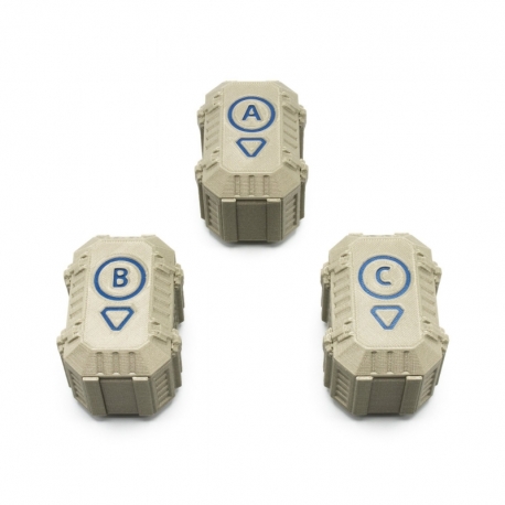 Contenedores SEC para Nemesis: Lockdown - 3 Piezas