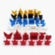 Pack of 5 Factions Tokens for Scythe - 60 pieces