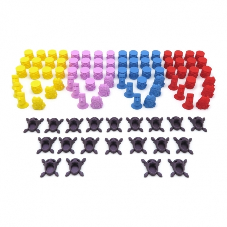 Pack de 4 jugadores para Spirit Island - 96 Piezas