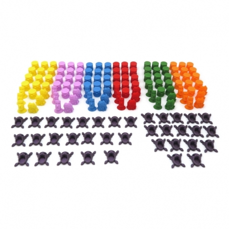 Pack of 6 players for Spirit Island - 150 Pieces