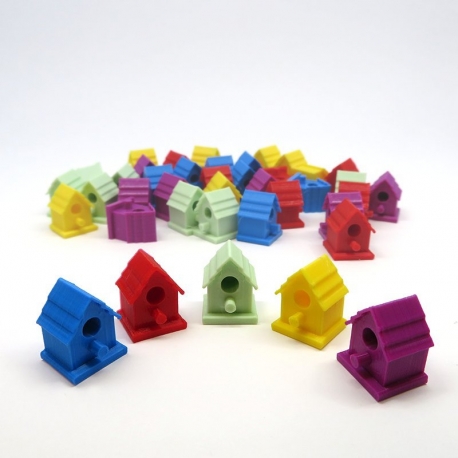 Casitas de pájaro para Wingspan - 40 Piezas