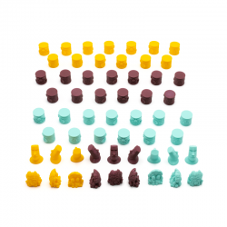 3 Player Pack for Horizons of Spirit Island - 57 Pieces