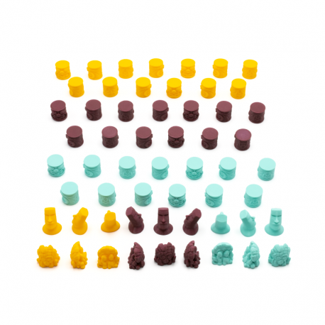 3 Player Pack for Horizons of Spirit Island - 57 Pieces