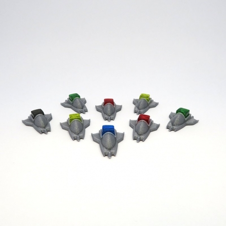 Ships for Colonies - Terraforming Mars - 8 Pieces