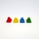 Pack of 4 Players for Tzolk'in / Tzolkin - 56 Pieces