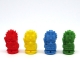Pack of 4 Players for Tzolk'in / Tzolkin - 56 Pieces