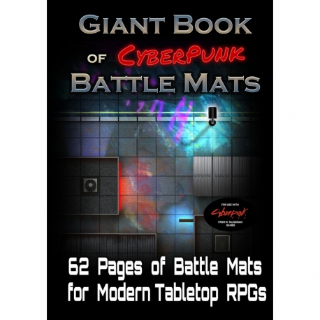 Giant Book of CyberPunk Battle Mats (Inglés)