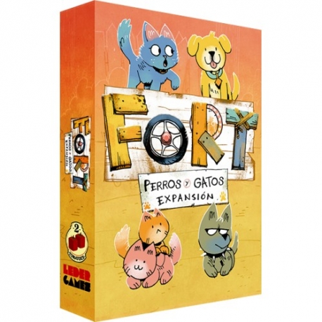 Expansión Perros y Gatos del juego de cartas Fort de 2Tomatoes Games