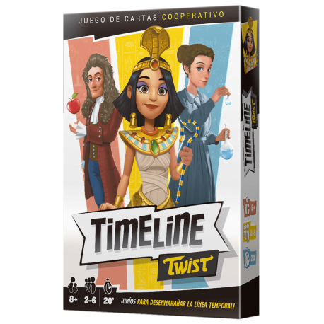 Juego de cartas Timeline Twist de Zygomatic