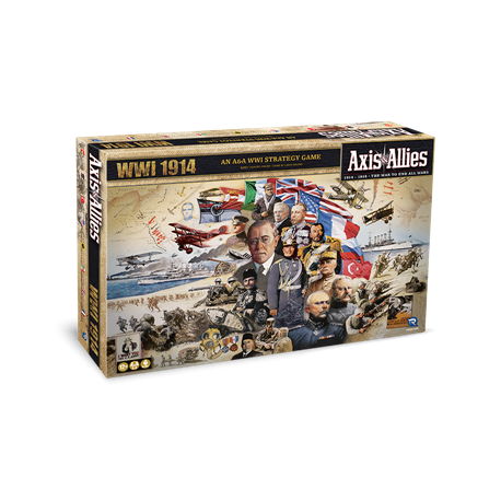 Juego de mesa Axis & Allies: WWI 1914 de Hasbro