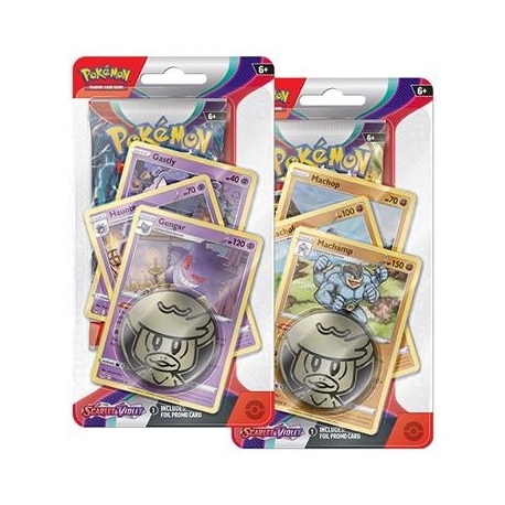 PKM - Scarlet & Violet 1 Premium Checklane Blister Display (16 Blister) (English)